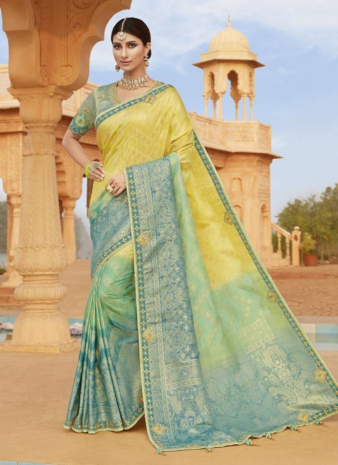 B Fine Mehreen Vol 2 Latest Fancy Designer Heavy Wedding Wear Pure Soft Silk Saree Collection